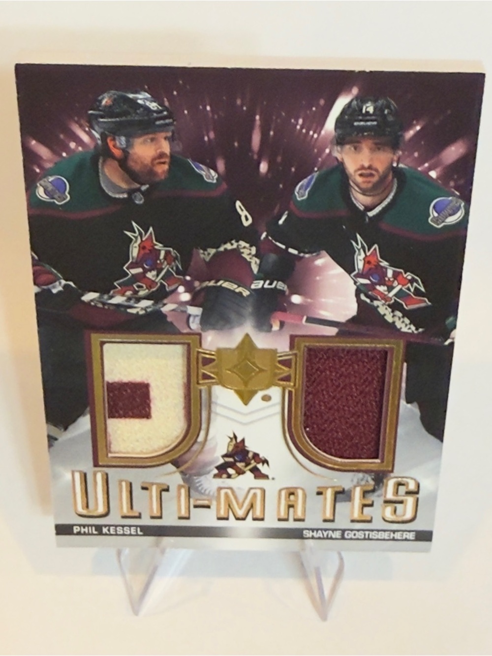 2021 -22 Upper deck Ulti- Mates Jersey UTM- KG Phil Kessel , Shayne Gostisbehere